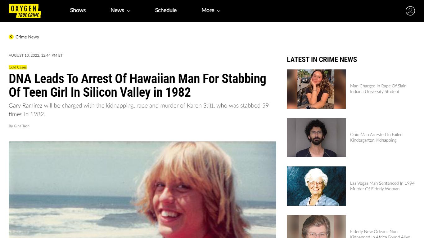 DNA Leads To Arrest Of Hawaiian Man For Stabbing Of Teen Girl In ...